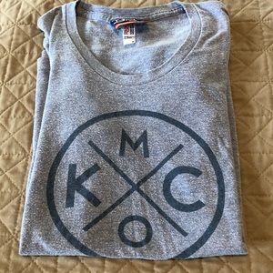 Kansas City heatherd blue tee